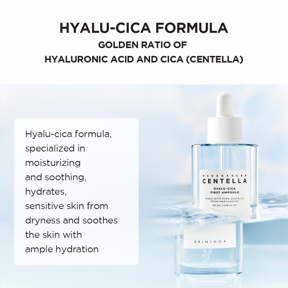 Skin1004 Madagascar Centella Hyalu Cica First Ampoule 100ml Hermo